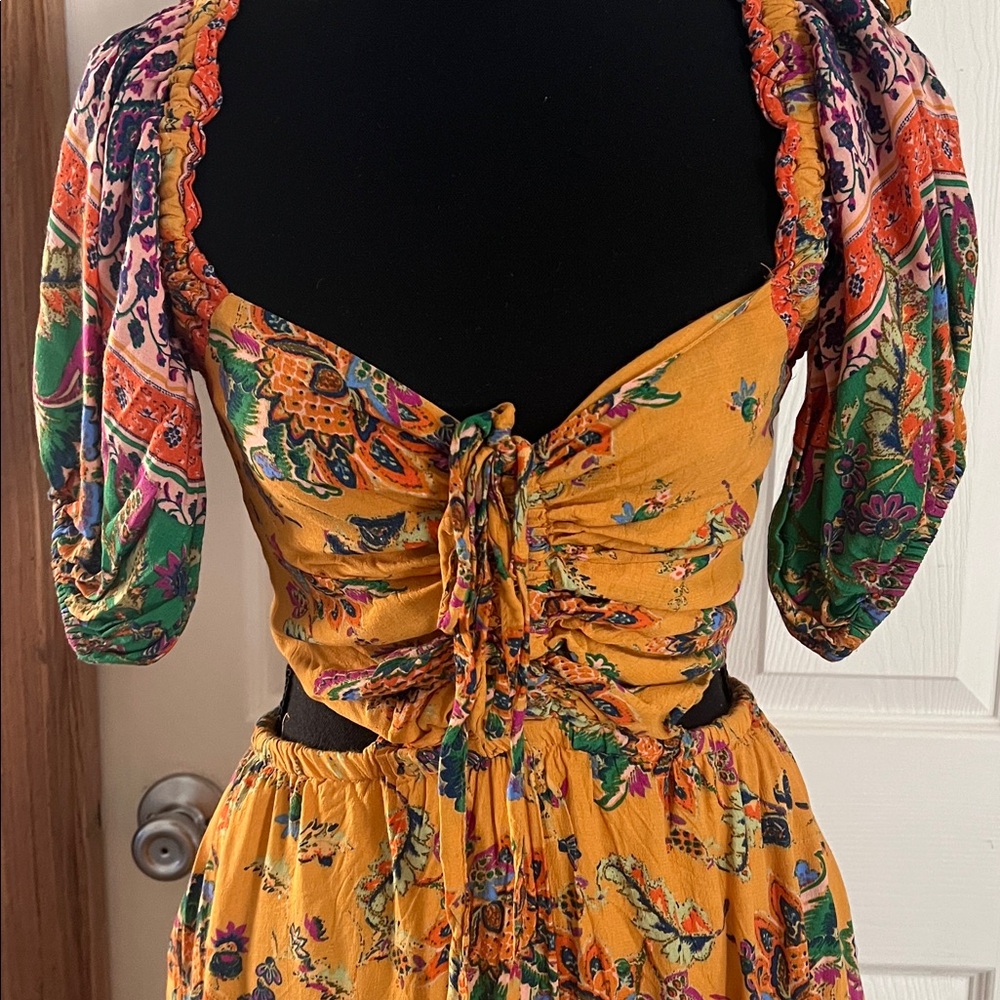 FREE PEOPLE Bali Citrus Skies One-Piece - Picture 9 of 10